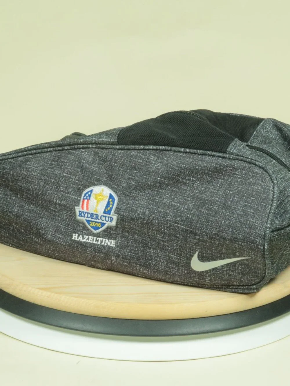 Nike Ryder Cup Hazeltine Golf Shoe Tote Bag Gray EY Ernst & Young New